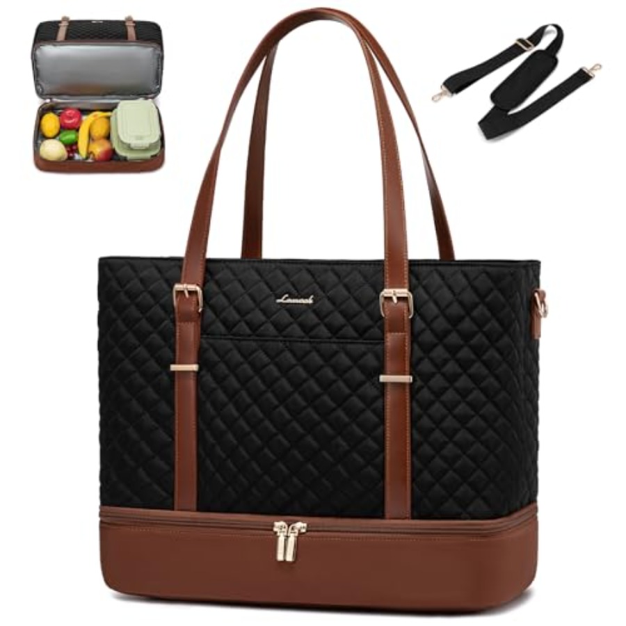 Women Bags With Laptop Compartment - Lunch Tote Bag for Women, Laptop