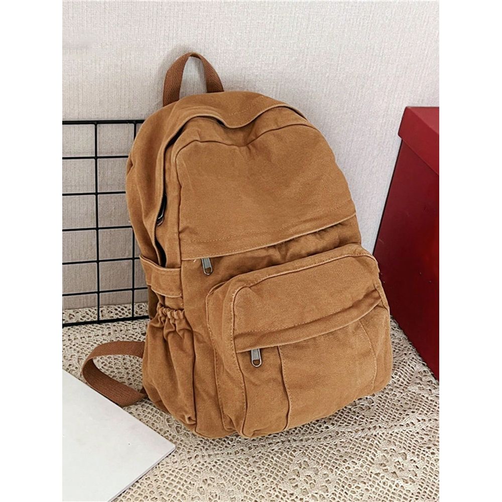 Women Bags With Laptop Compartment - Fashionable Canvas Backpack For Women,Casual Shoulder