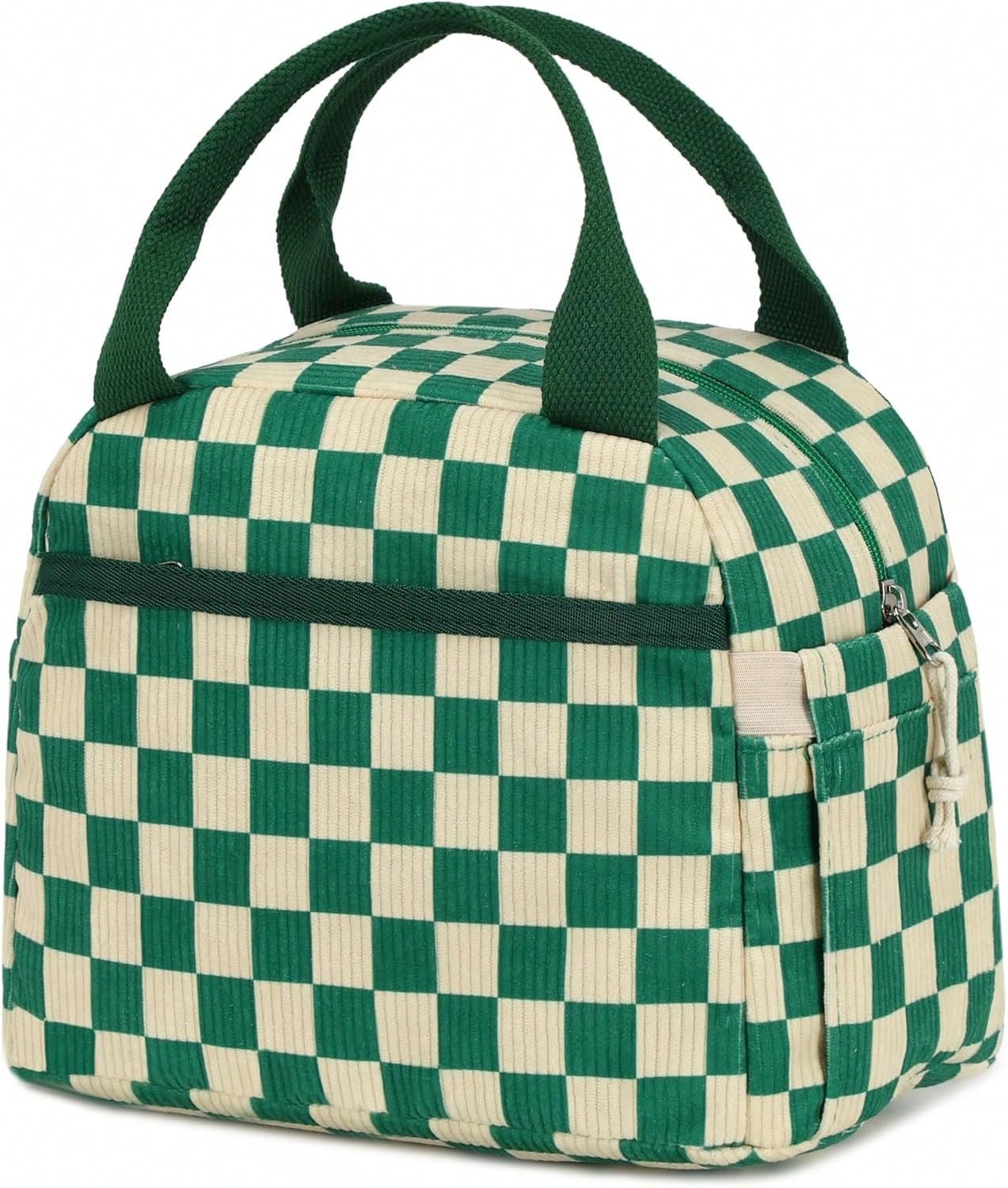 Women'S Work Bags Tote - Cute Corduroy Lunch Tote Bags Reusable