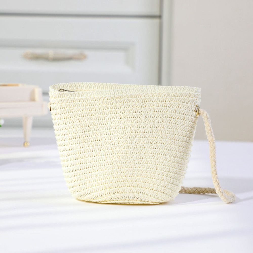 Cute Handmade Woven Girl Flowe - Woven Straw Bag 리뷰 및 가격