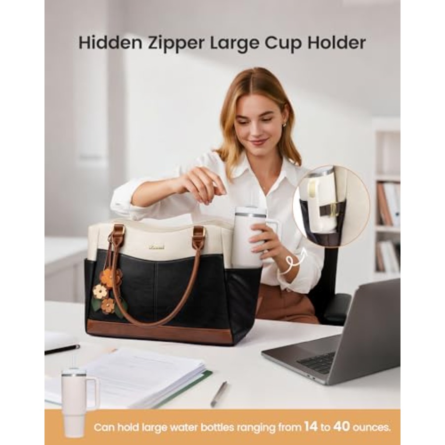 LOVEVOOK Laptop Bag for Women, - Women'S Work Bags Tote 리뷰 및 가격