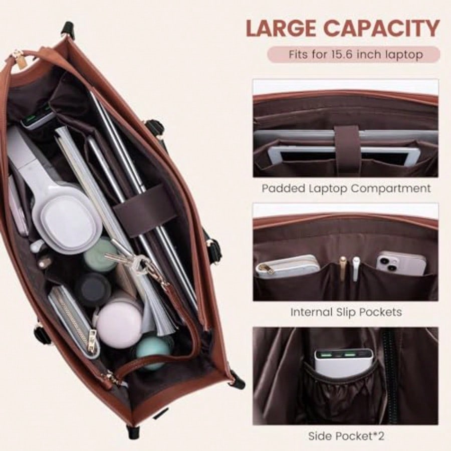 Laptop Bag For Women 15.6 Lnch - Women Bags With Laptop Compartment 리뷰 및 가격