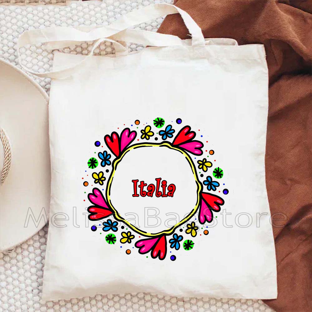Ciao Bella Italian Flag Canvas - Shopper Tote Canvas 리뷰 및 가격