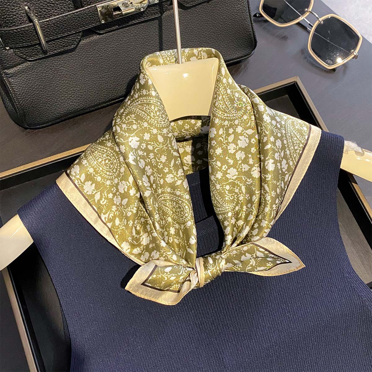 Luxury 100% Pure Silk Square S - Women Bags Online 리뷰 및 가격