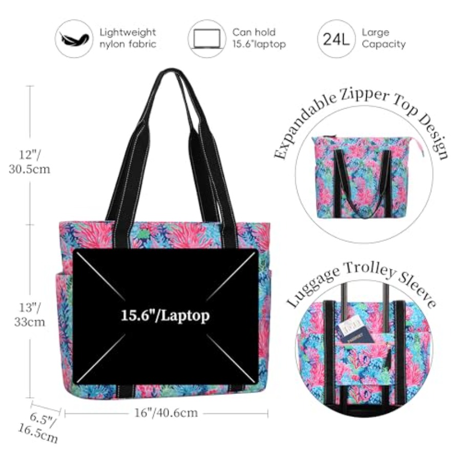 Tote Bag for Women with Laptop - Women'S Work Bags Tote 리뷰 및 가격
