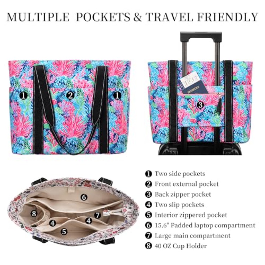 Tote Bag for Women with Laptop - Women'S Work Bags Tote 리뷰 및 가격