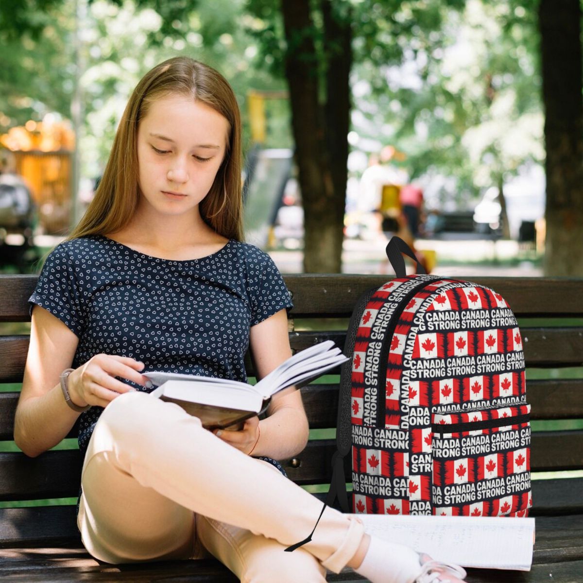 Canada Strong Student Backpack - Women Bags Canada 리뷰 및 가격