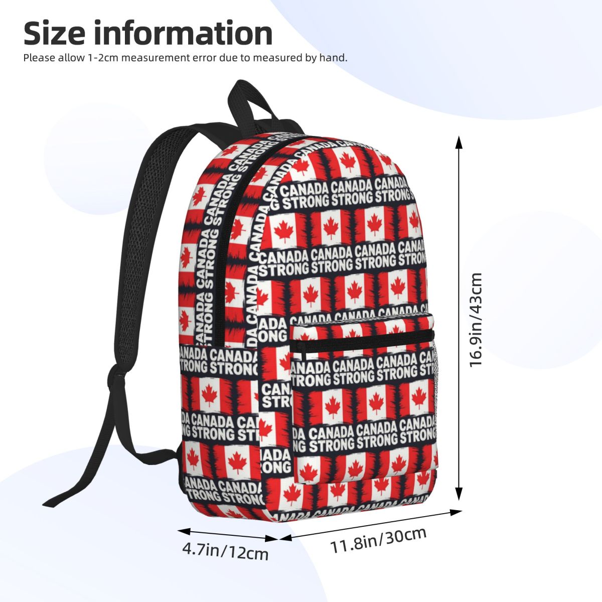 Canada Strong Student Backpack - Women Bags Canada 리뷰 및 가격