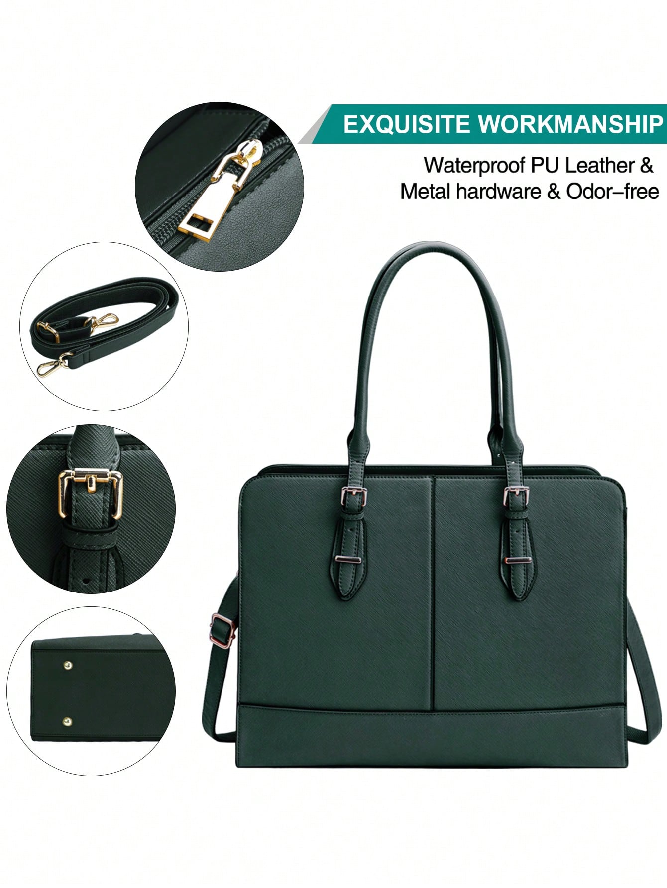 15.6 Inch Leather Laptop Tote  - Women'S Work Bags Tote 리뷰 및 가격