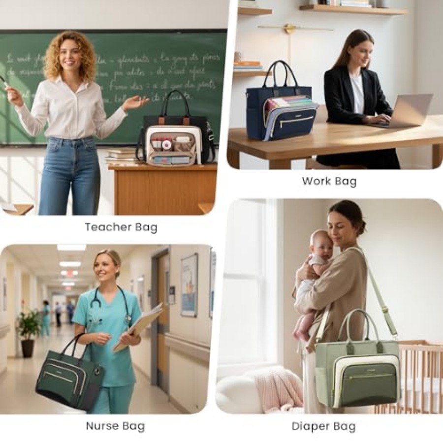 Teacher Tote Bag for Women, La - Women'S Work Bags Tote 리뷰 및 가격