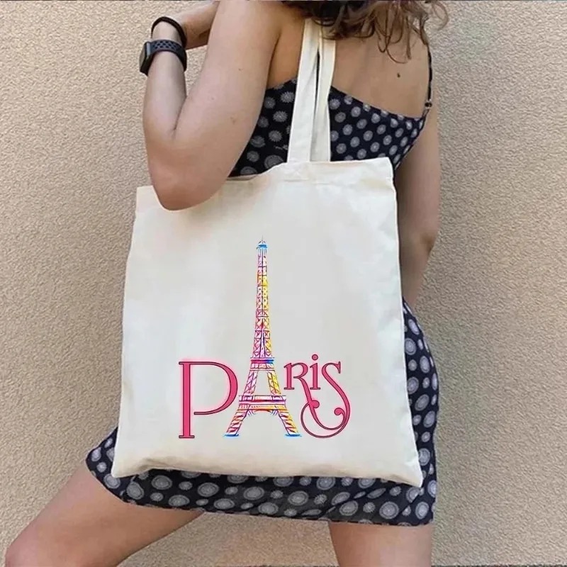 London UK Paris Printing Ladie - Shopper Tote Canvas 리뷰 및 가격
