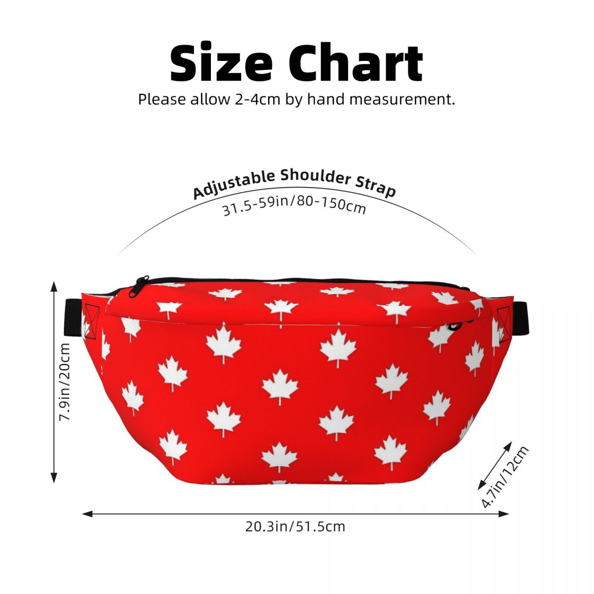 Crossbody Waist Bag Canada Map - Women Bags Canada 리뷰 및 가격