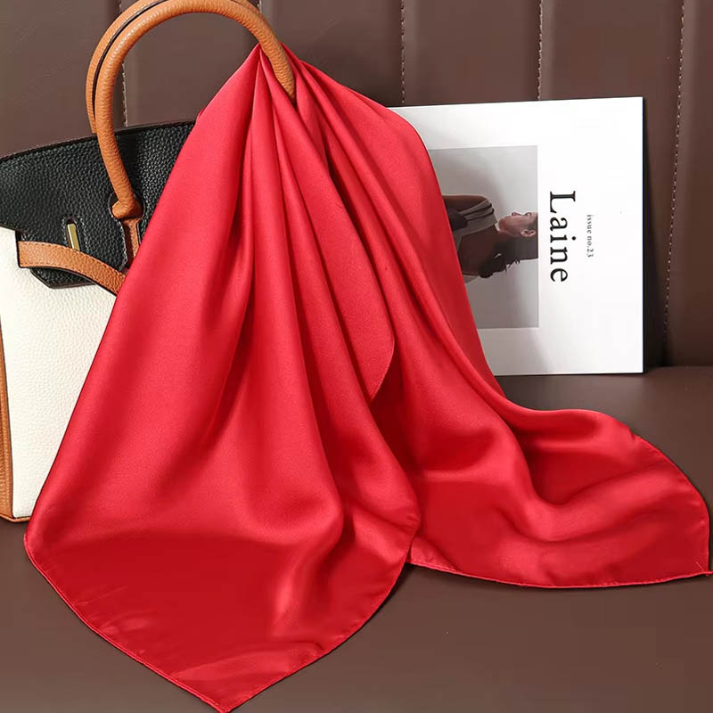 Luxury Solid Color Silk Square - Women Bags Online 리뷰 및 가격