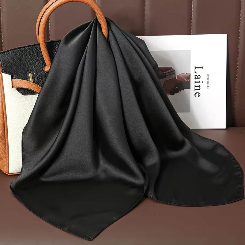 Luxury Solid Color Silk Square - Women Bags Online 리뷰 및 가격
