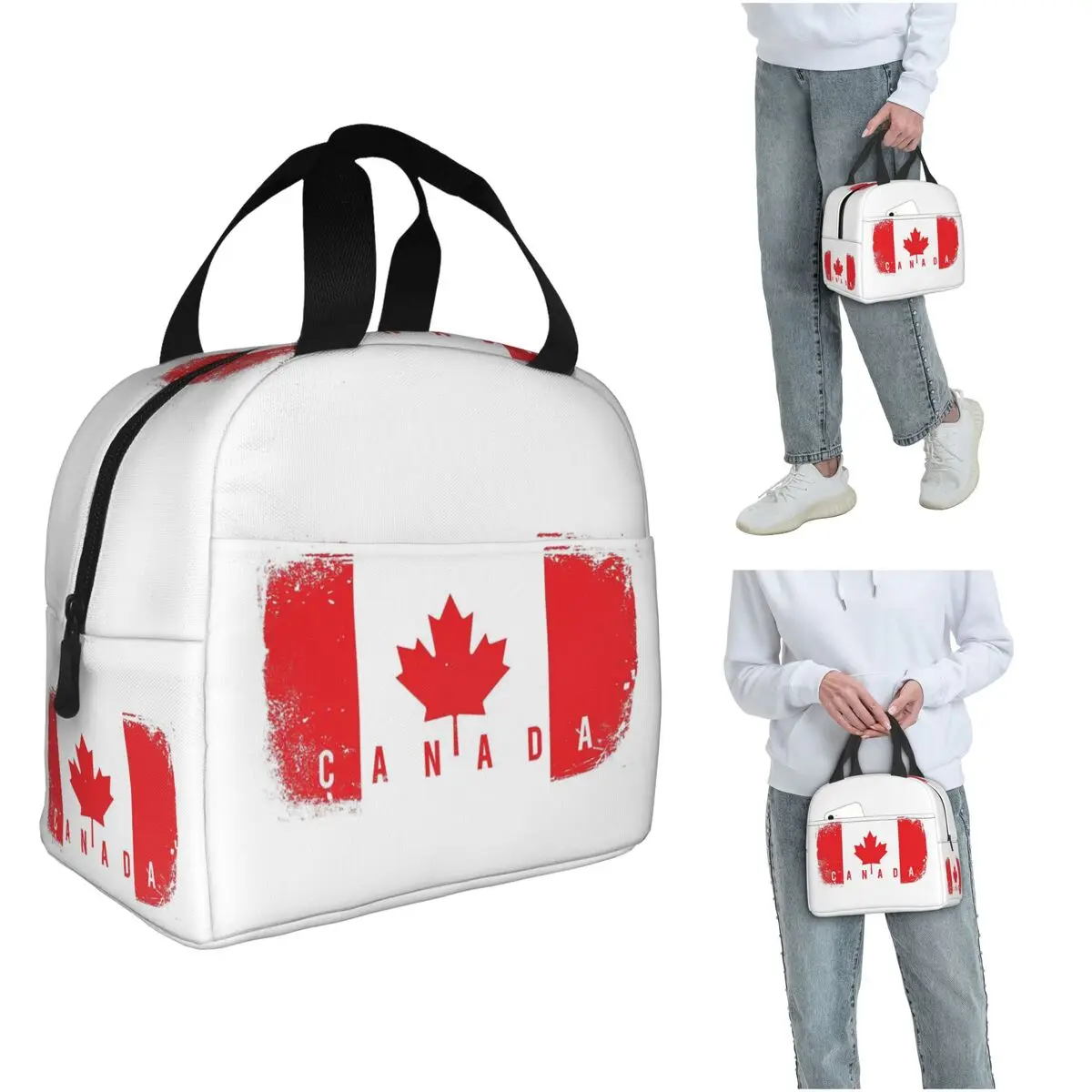 Canada Flag Insulated Lunch Ba - Women Bags Canada 리뷰 및 가격