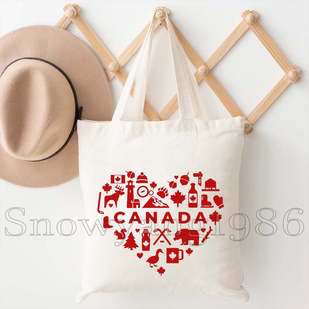 Canada Map Flag Happy Canadian - Women Bags Canada 리뷰 및 가격
