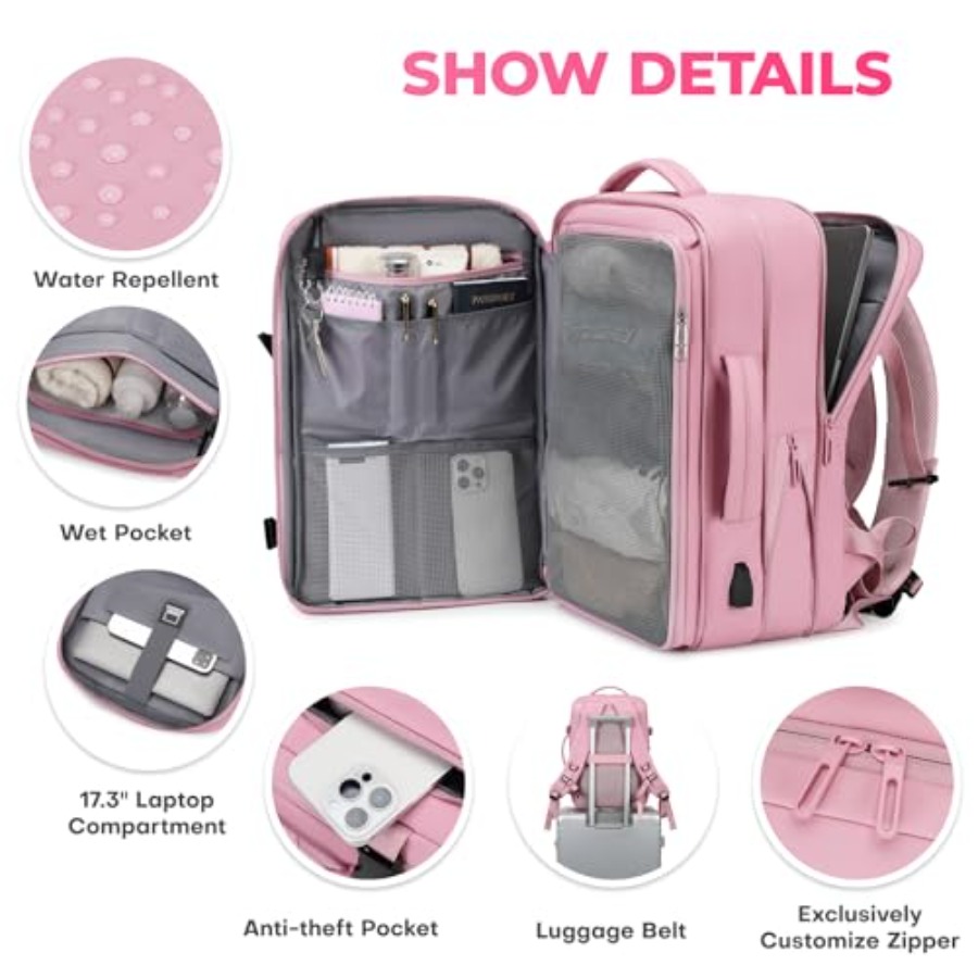 Travel Backpack for Women Expa - Women Bags With Laptop Compartment 리뷰 및 가격