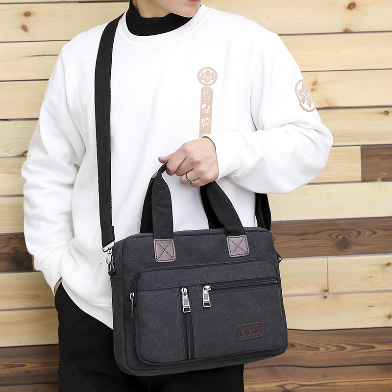 Canvas Men's Handbag Shoulder  - Shopper Tote Canvas 리뷰 및 가격