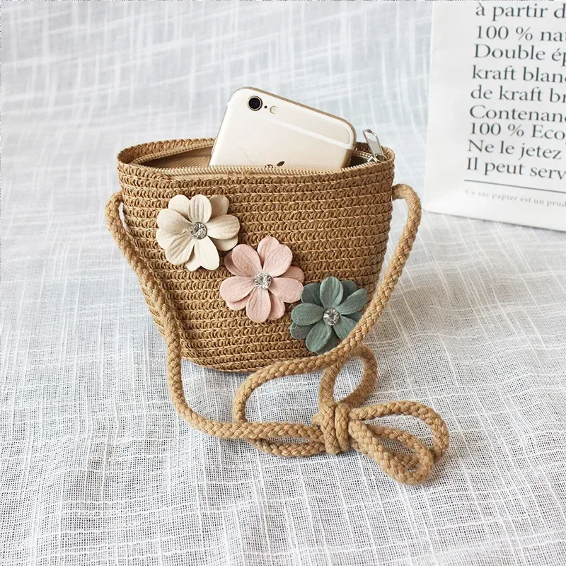Children's Straw Crossbody Bag - Woven Straw Bag 리뷰 및 가격