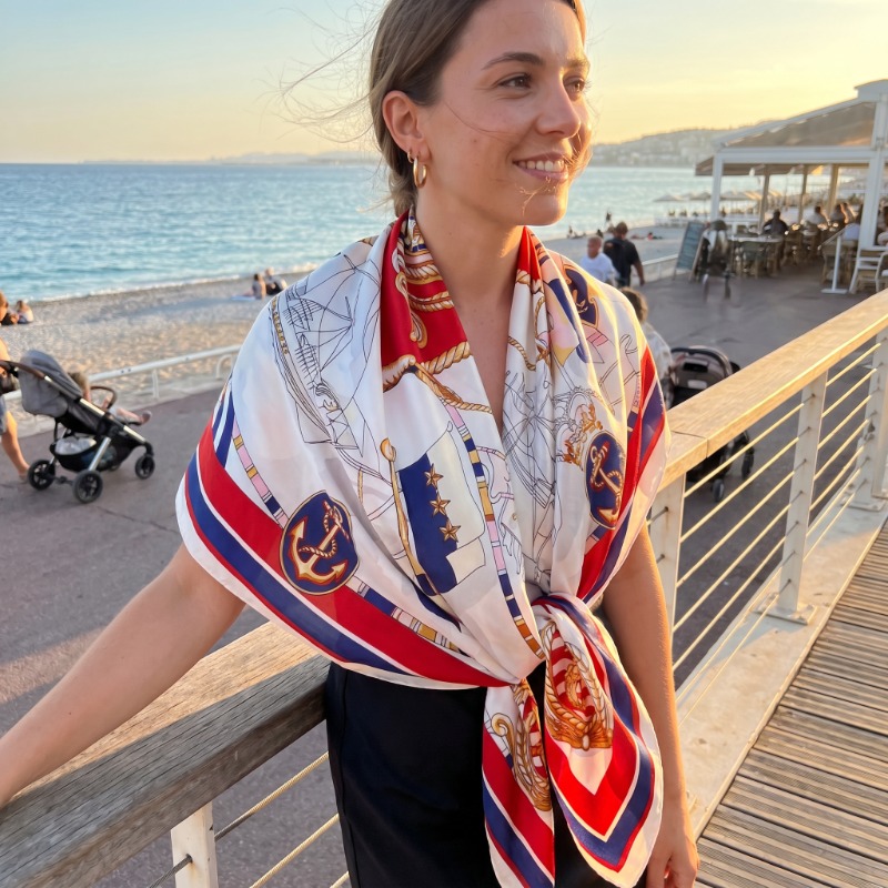 100% Mulberry Silk Scarf 35