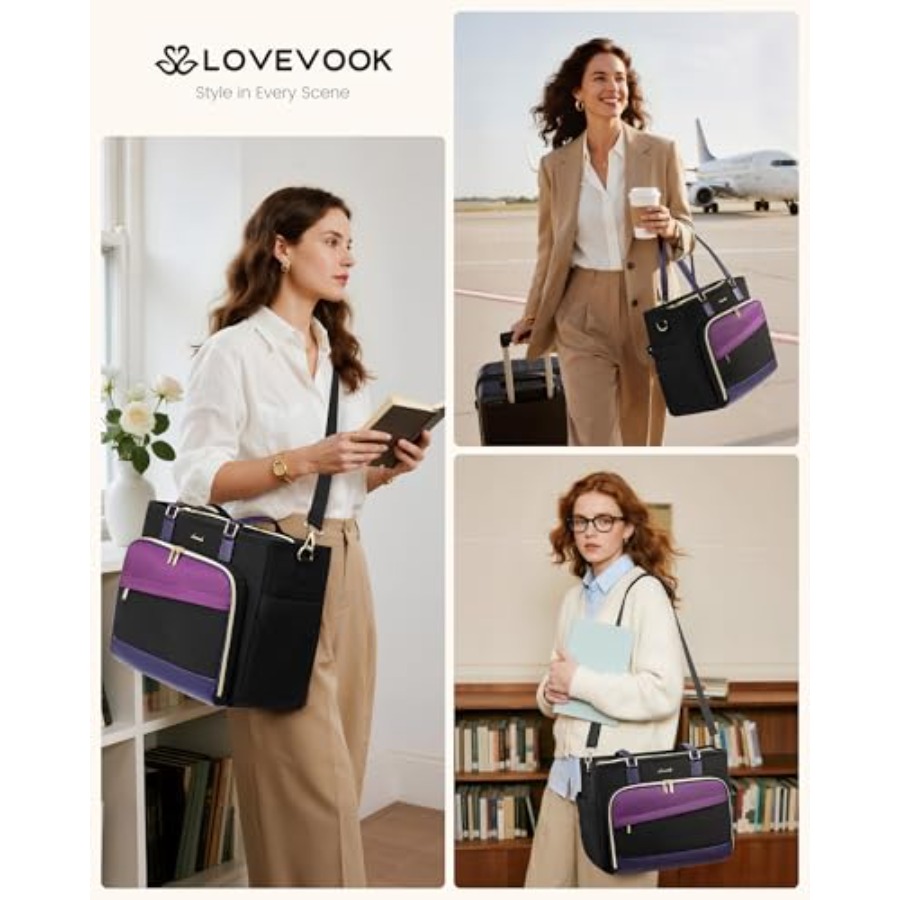 LOVEVOOK Teacher Tote Bag, Lap - Women'S Work Bags Tote 리뷰 및 가격