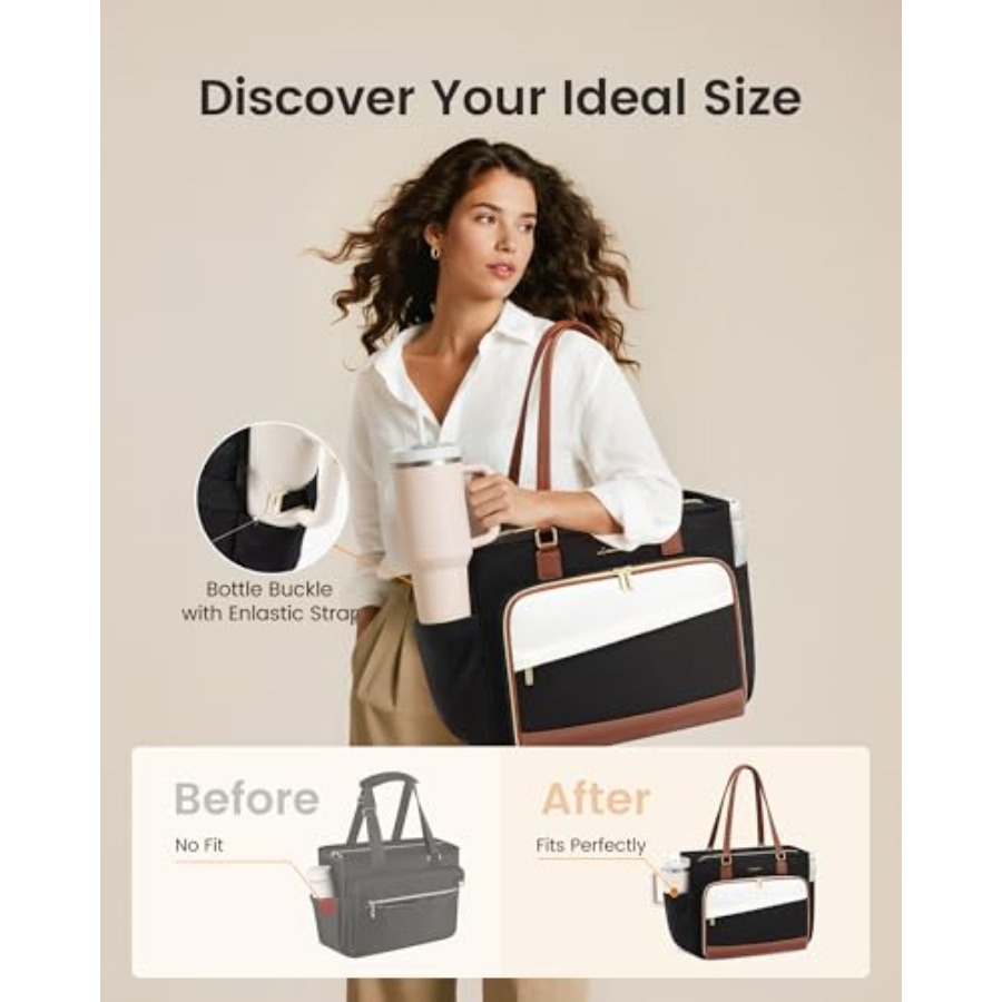 LOVEVOOK Teacher Tote Bag, Lap - Women'S Work Bags Tote 리뷰 및 가격
