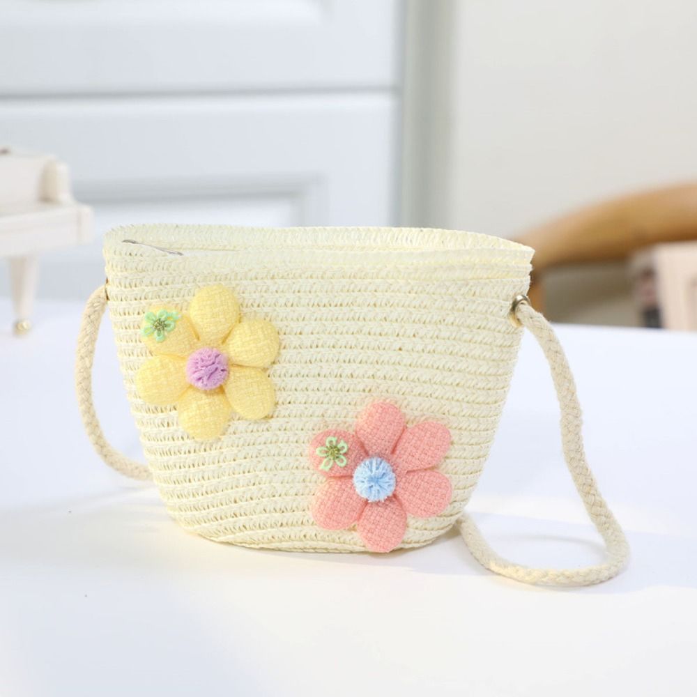 Handmade Woven Girl Flower Str - Woven Straw Bag 리뷰 및 가격