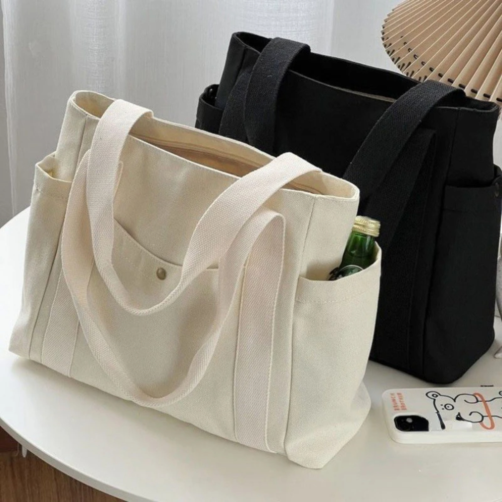 Large Capacity Canvas Tote Bag - Shopper Tote Canvas 리뷰 및 가격