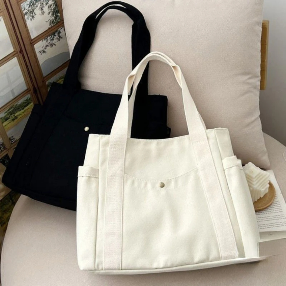 Large Capacity Canvas Tote Bag - Shopper Tote Canvas 리뷰 및 가격