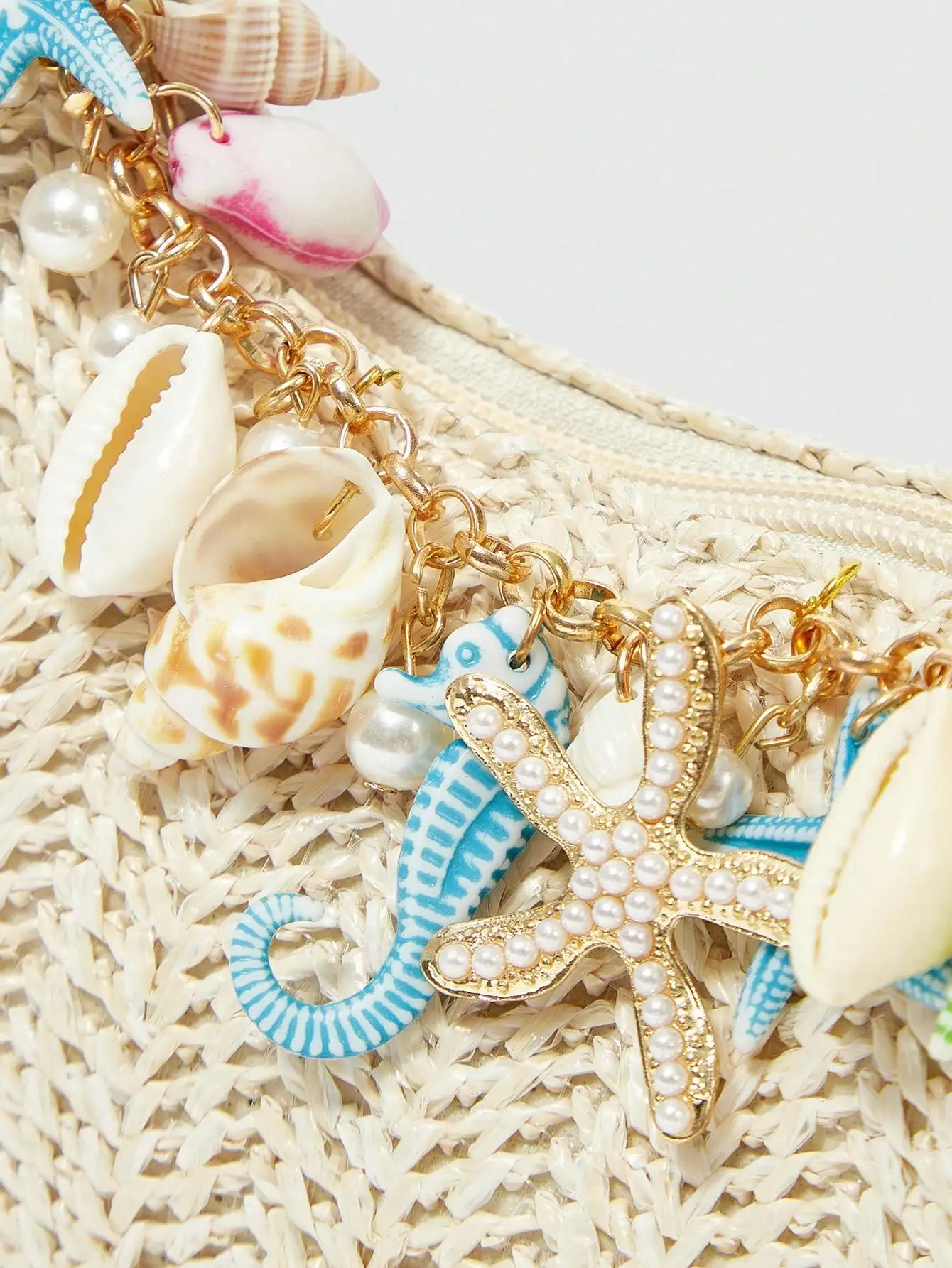 ROMWE Fairycore 1pc Summer Bea - Woven Straw Bag 리뷰 및 가격