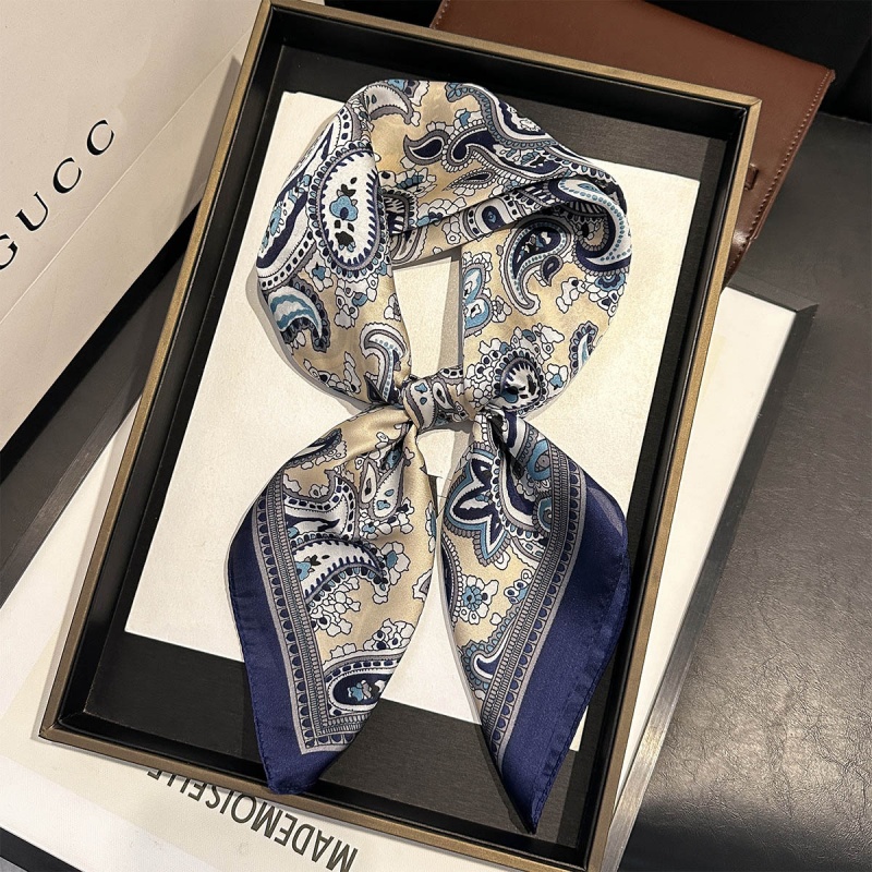 Luxury Satin Square Scarf Pais - Women Bags Online 리뷰 및 가격