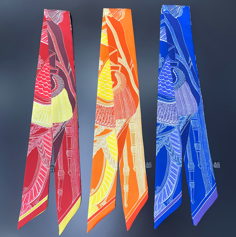 Brand Silk Scarf Design Women  - Women Bags Branded 리뷰 및 가격