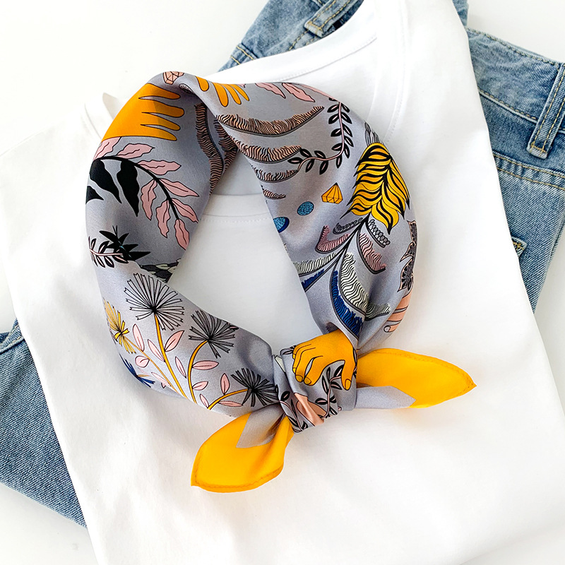 Women 70*70cm Square Silk Scar - Women Bags Online 리뷰 및 가격