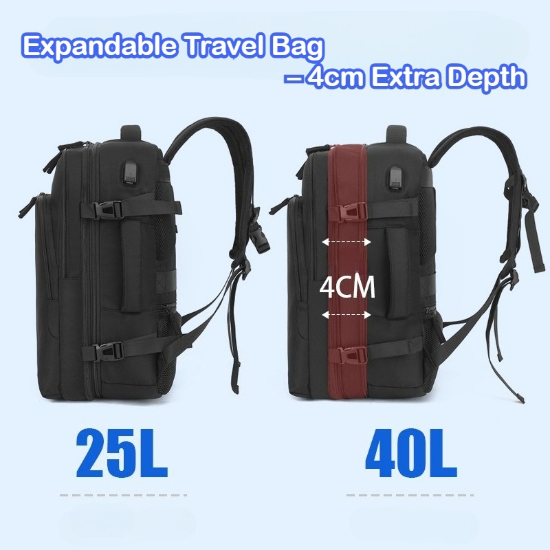 40L Travel Backpack 30x25x48cm - Women Bags With Laptop Compartment 리뷰 및 가격