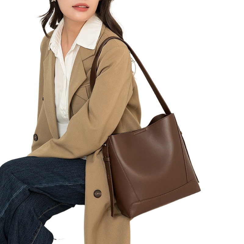 Women's Bucket Bag with Large  - Women Bags With Laptop Compartment 리뷰 및 가격