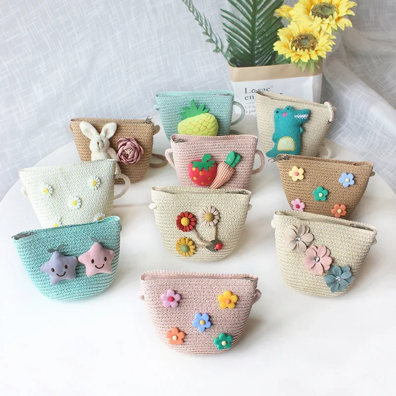 Summer Children's Straw Woven  - Woven Straw Bag 리뷰 및 가격