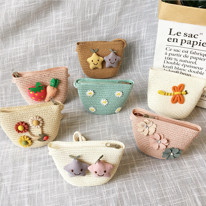 Summer Children's Straw Woven  - Woven Straw Bag 리뷰 및 가격