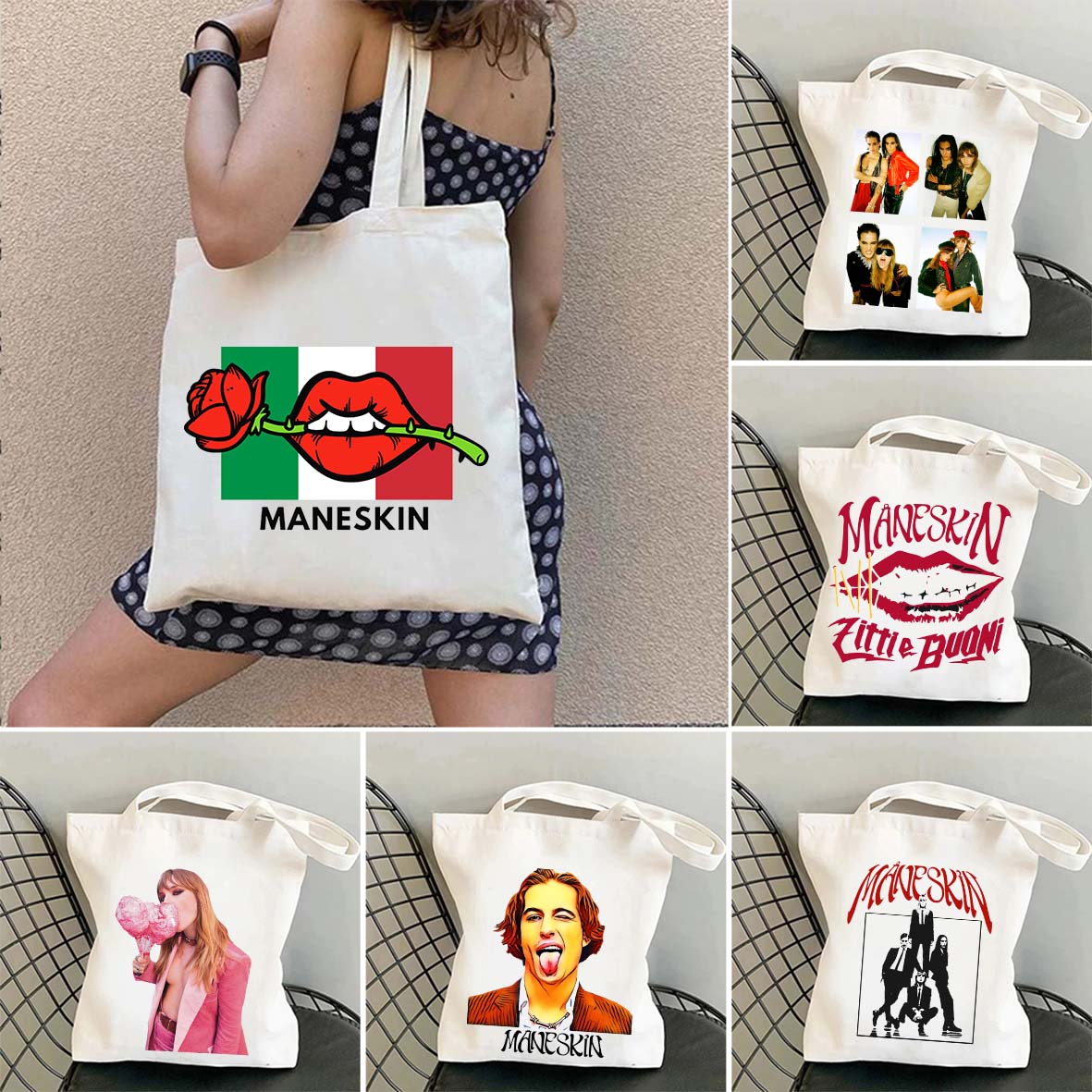 Italia Music Damiano David Man - Women'S Bags Victoria 리뷰 및 가격