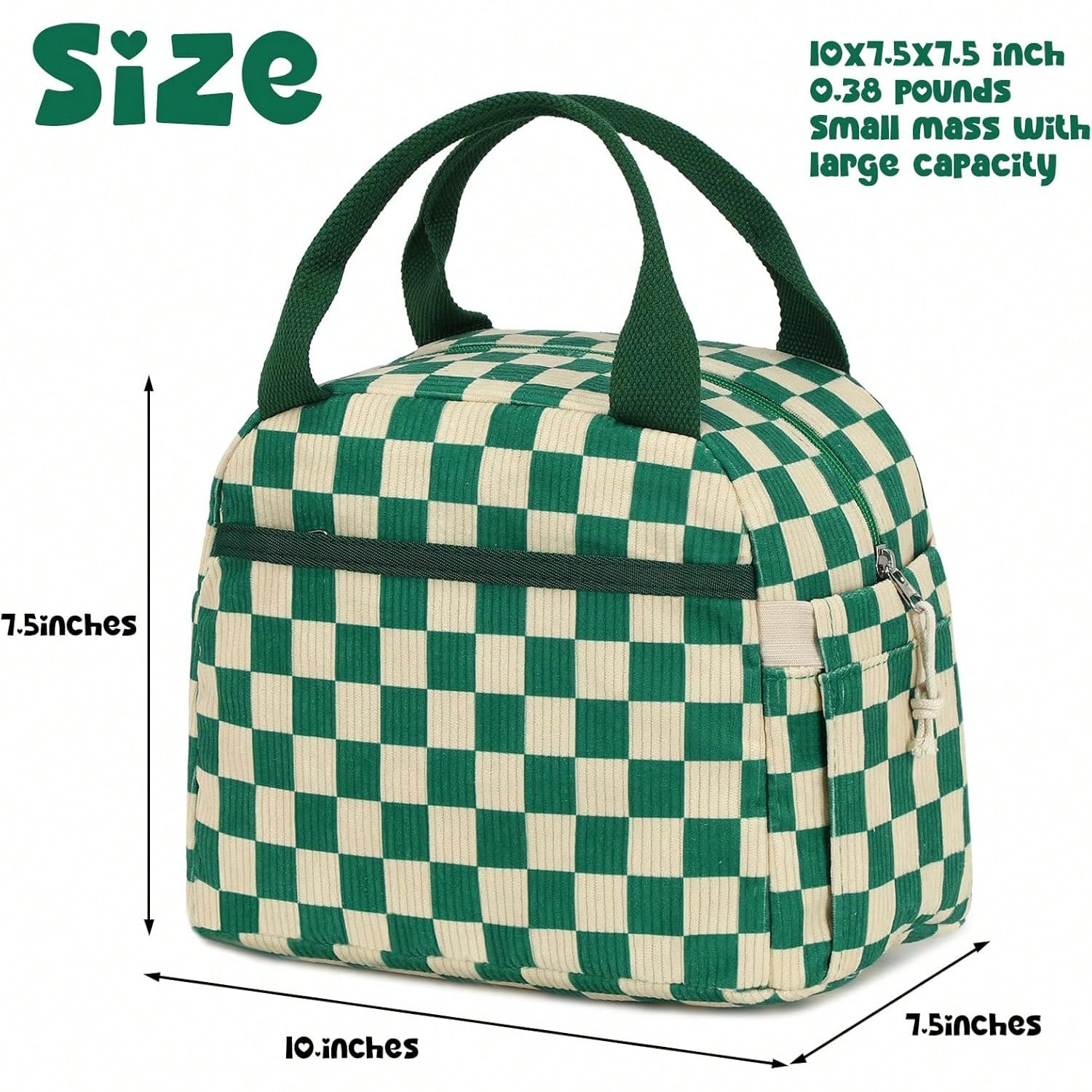 Cute Corduroy Lunch Tote Bags  - Women'S Work Bags Tote 리뷰 및 가격