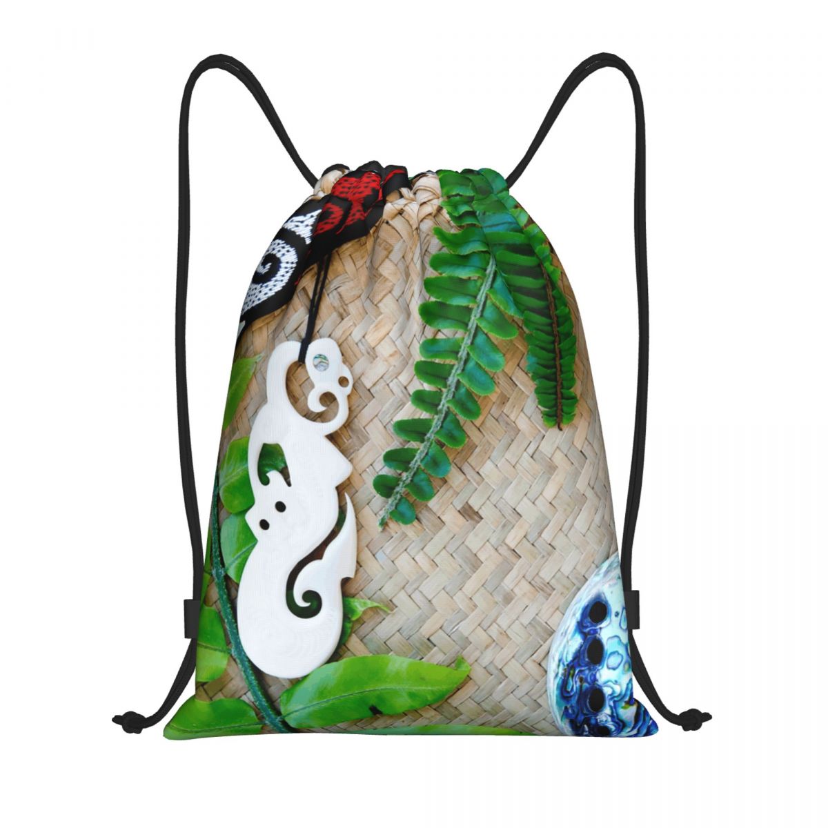 NZ Maoris Theme Drawstring Bag - Women Bags Nz 리뷰 및 가격