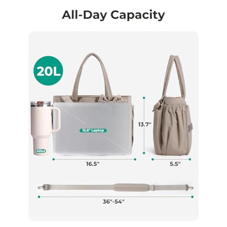 Crush Bow Tote Bag for Women,  - Women'S Work Bags Tote 리뷰 및 가격