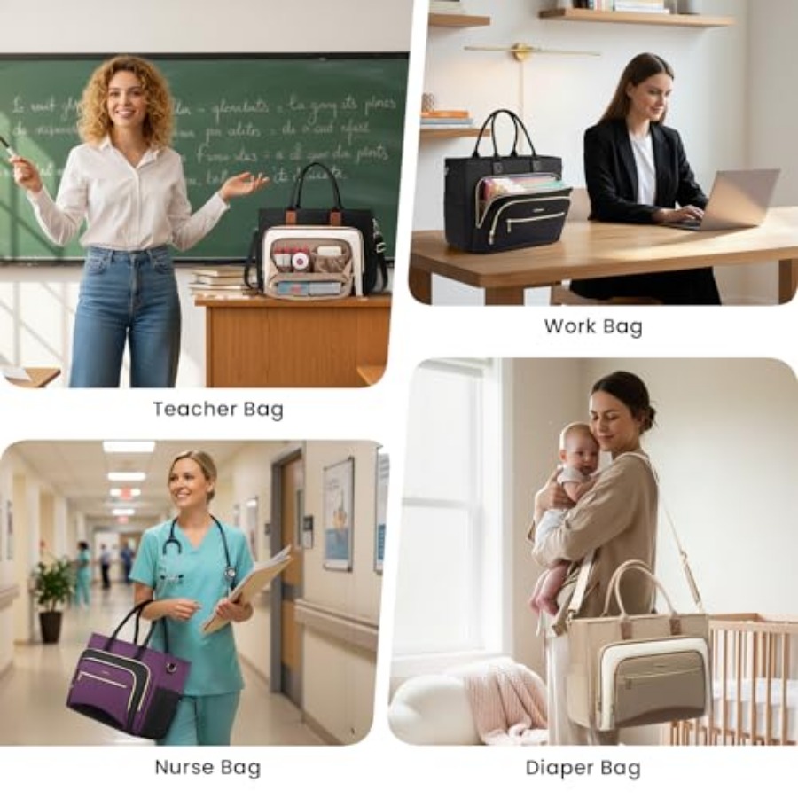 Teacher Tote Bag for Women, La - Women'S Work Bags Tote 리뷰 및 가격