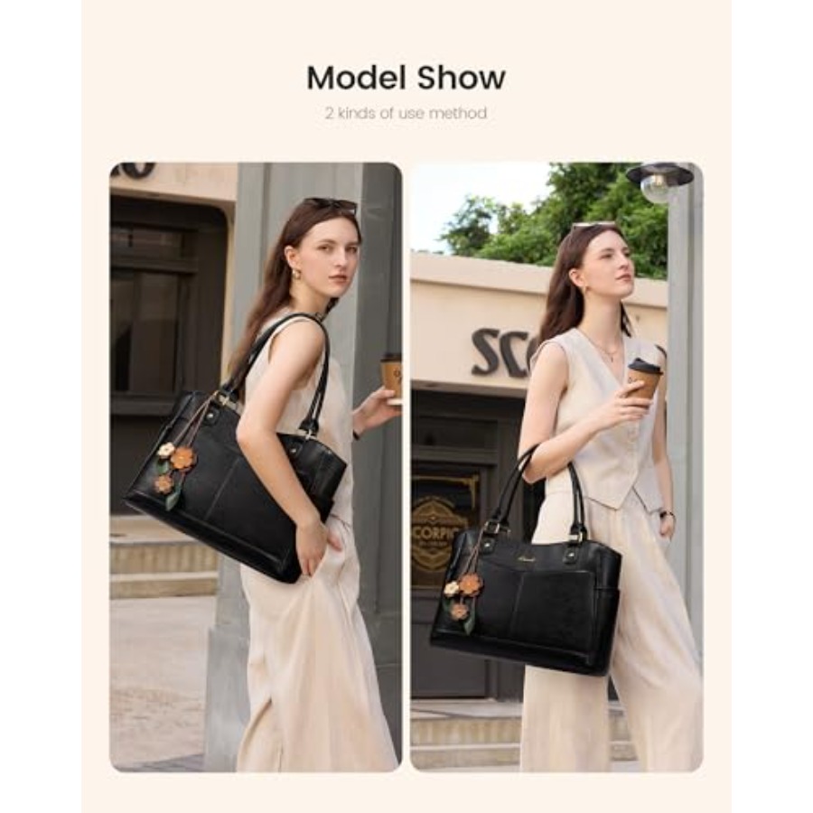 LOVEVOOK Laptop Bag for Women, - Women'S Work Bags Tote 리뷰 및 가격