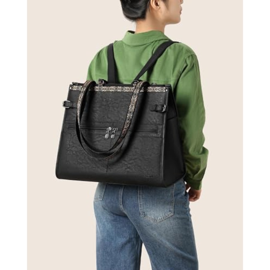 FADEON Laptop Bag for Women De - Women Bags With Laptop Compartment 리뷰 및 가격